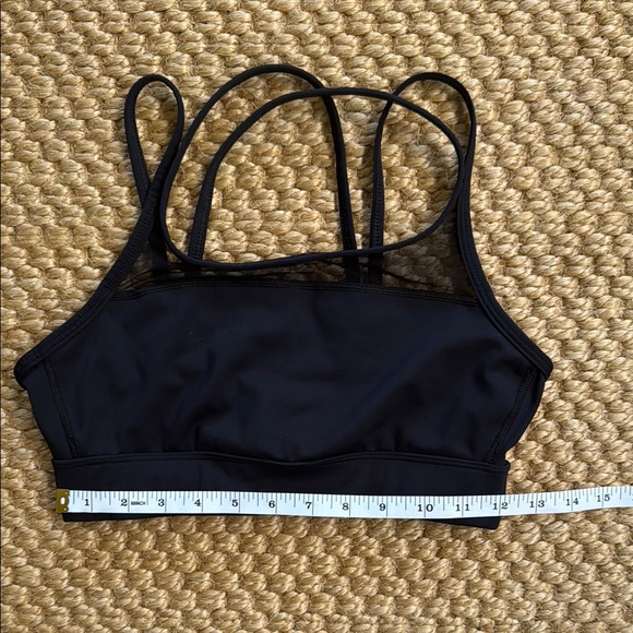 NWOT Alala Mirage Black Sports Bra Minimalist Intimates - Picture 4 of 11